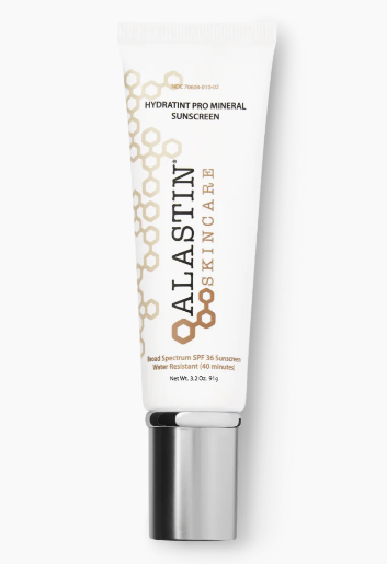 Crème solaire minérale à large spectre HydraTint Pro FPS 36