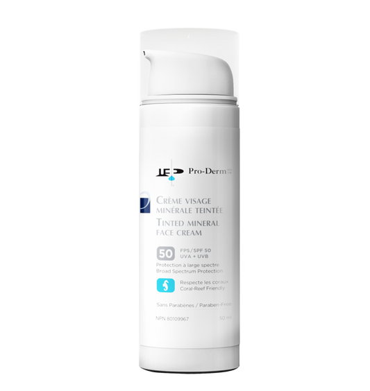 Crème Solaire Visage Minérale Teintée SPF 50